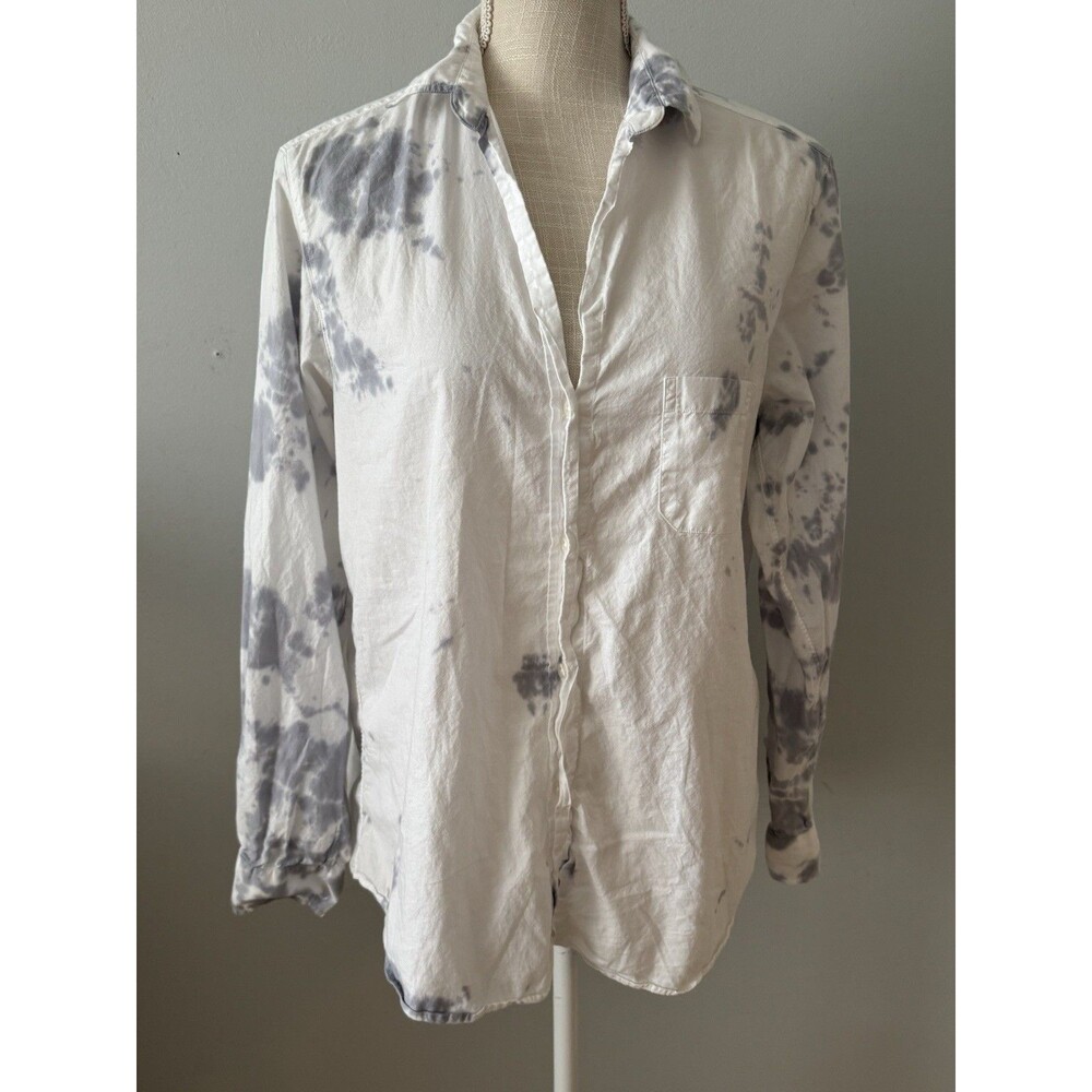 Grayson The Hero Cotton Tie-dye Button Down Blouse Women’s Size 3 (M)